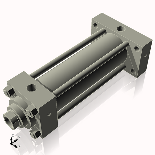 Isometric View of 3.25HHRHF9CCK1.75S4
