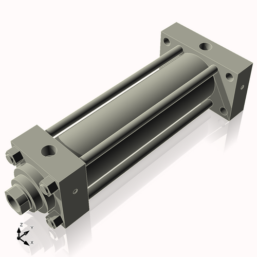 Isometric View of 3.25HHRHF11CCK1.75S4