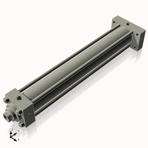 Isometric View of 3.25HHRHF24NCK1.75S4