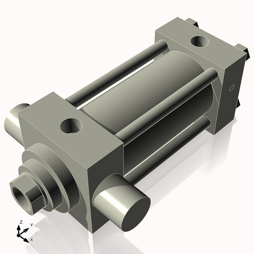 Isometric View of 3.25HHTF5CCK1.75S4