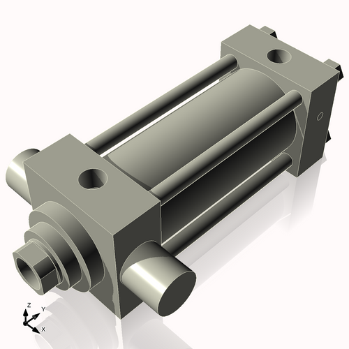 Isometric View of 3.25HHTF6NCK1.75S4