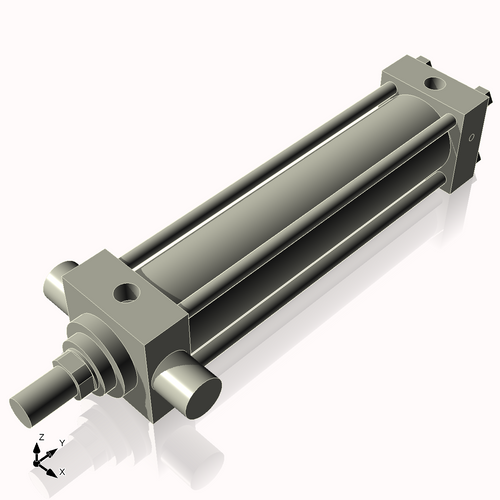 Isometric View of 3.25HHTF14NCK1.75