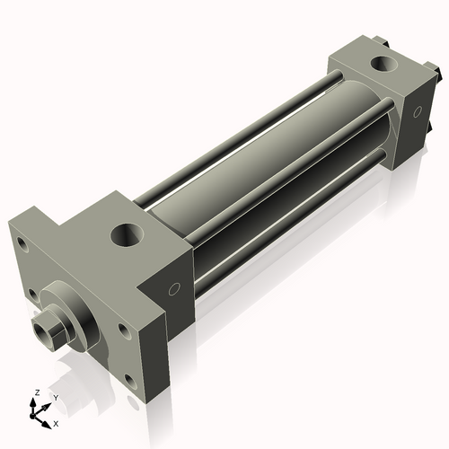 Isometric View of 1.125HHFF4NCKS4