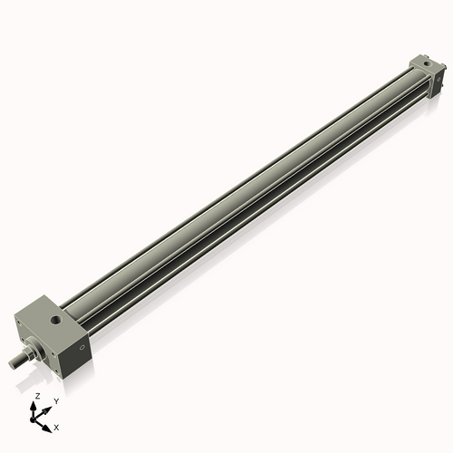 Isometric View of 1.125HHFHF24CC