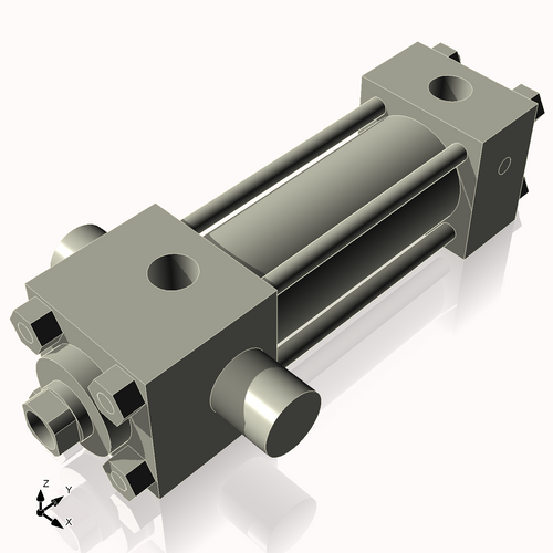 Isometric View of 1.125HHTF2CCKS4