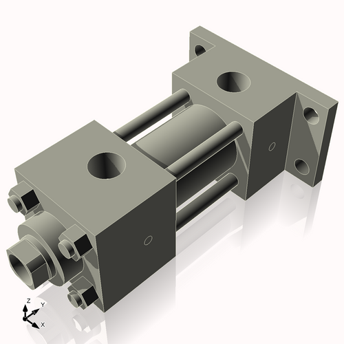 Isometric View of 1.5HHRF1NCK1S4