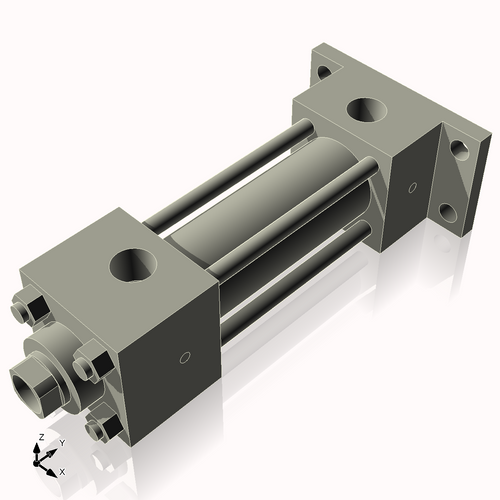 Isometric View of 1.5HHRF3NCK1S4