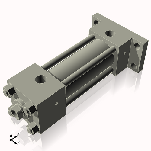 Isometric View of 2HHRF4CCKS4