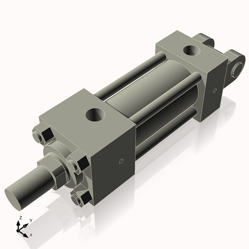 Isometric View of 2HHC3NCK1.375
