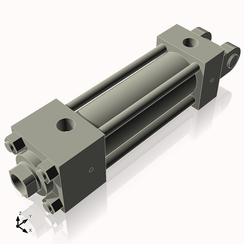 Isometric View of 2HHC5NCK1.375S4