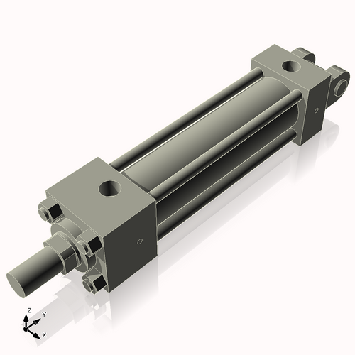 Isometric View of 2HHC7NCK1.375