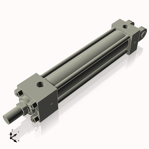 Isometric View of 2HHC10NCK1.375