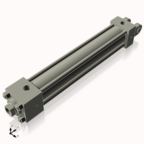 Isometric View of 2HHC13CCK1.375S4