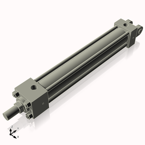 Isometric View of 2HHC14CCK1.375