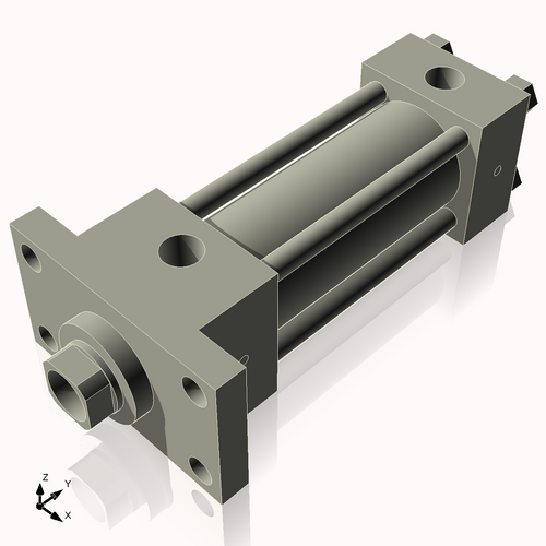 Isometric View of 2HHFF4NCK1.375S4