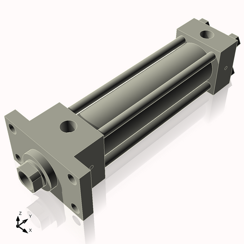 Isometric View of 2HHFF7CCK1.375S4