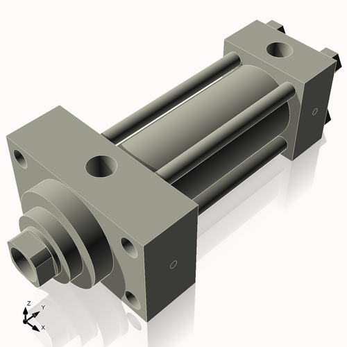 Isometric View of 2HHFHF4NCK1.375S4