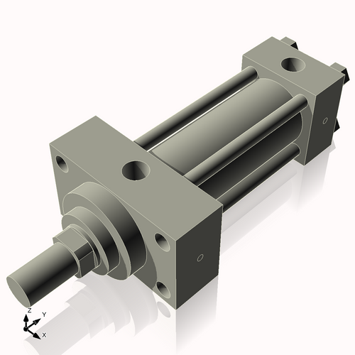 Isometric View of 2HHFHF4CCK1.375