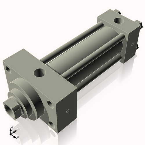 Isometric View of 2HHFHF5CCK1.375S4