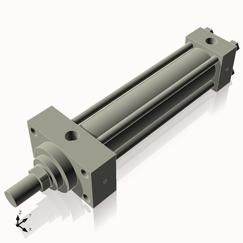 Isometric View of 2HHFHF9CCK1.375