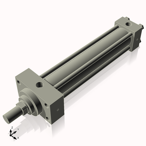 Isometric View of 2HHFHF11CCK1.375