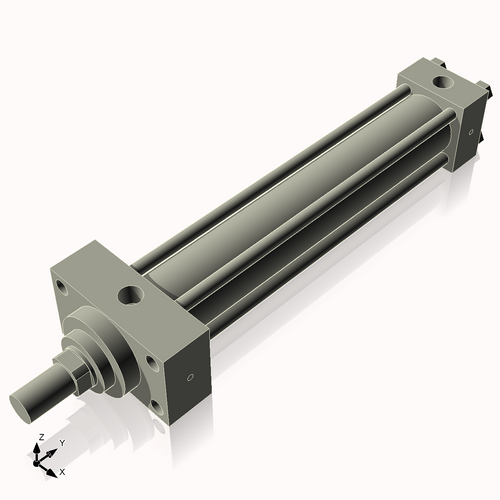 Isometric View of 2HHFHF12NCK1.375