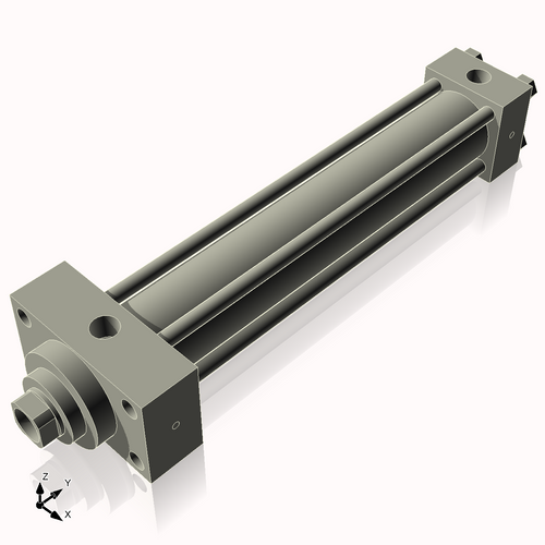 Isometric View of 2HHFHF12NCK1.375S4