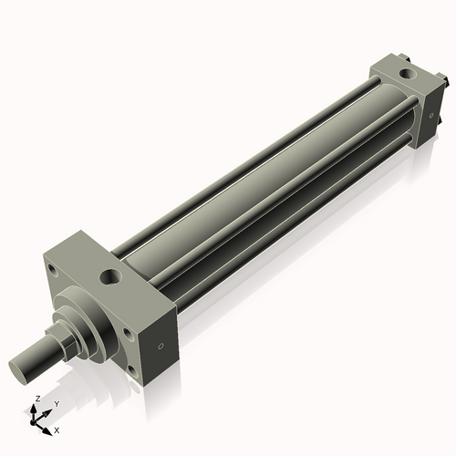 Isometric View of 2HHFHF14NCK1.375