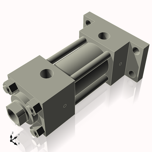 Isometric View of 2HHRF2CCK1.375S4