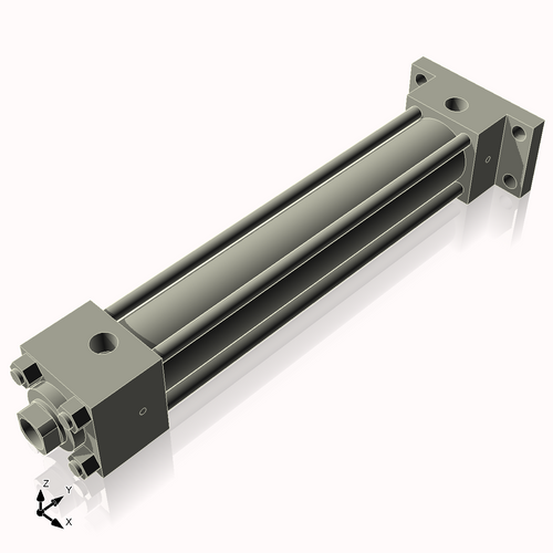 Isometric View of 2HHRF12NCK1.375S4