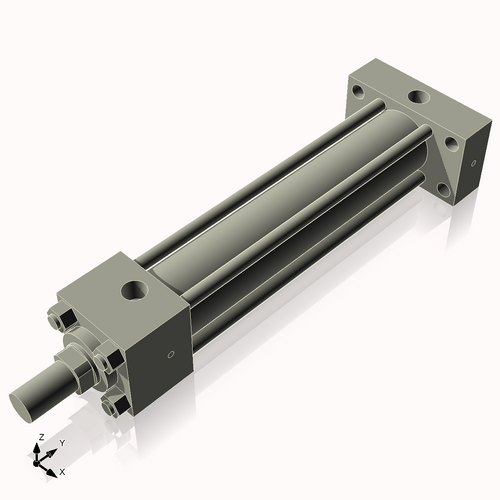 Isometric View of 2HHRHF10NCK1.375