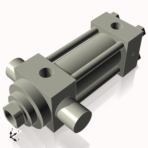 Isometric View of 2HHTF3CCK1.375S4