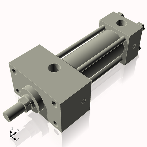 Isometric View of 1.125MHFHF2NC