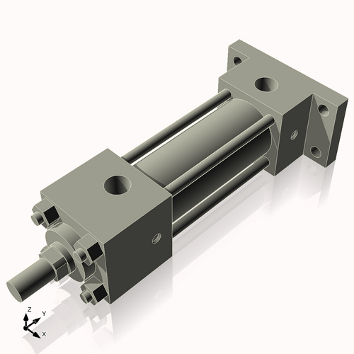 Isometric View of 1.125MHRF2CC