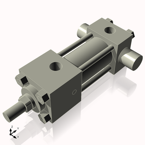 Isometric View of 1.125MHTR1NC