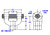 Steel Rod Clevis Dimensional Print