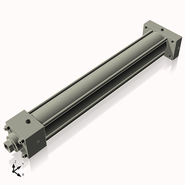 Isometric View of 2MHRHF15NCK1S4