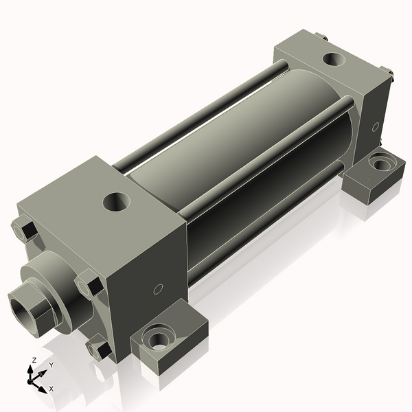 Isometric View of 2MHSL4NCK1S4