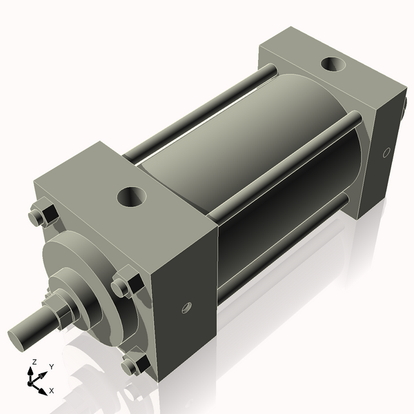 Isometric View of 2.5MHC3CC