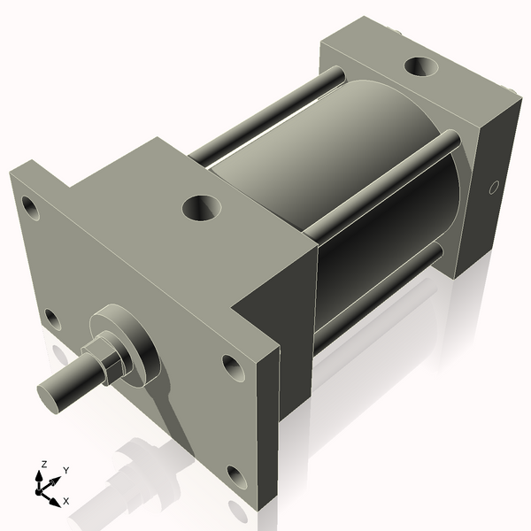 Isometric View of 2.5MHFF2NC