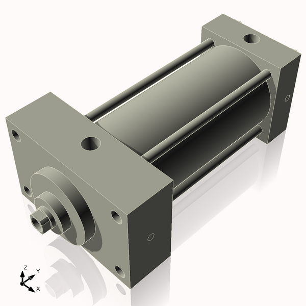 Isometric View of 2.5MHFHF4NCKS4