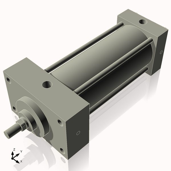 Isometric View of 2.5MHFHF5CC