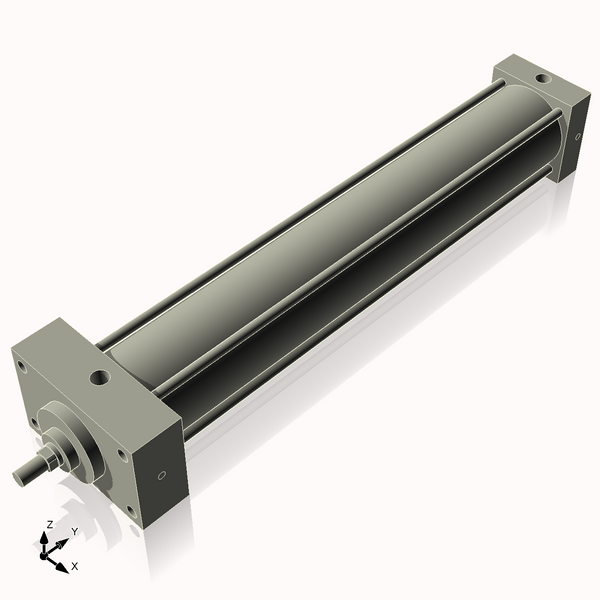 Isometric View of 2.5MHFHF15CC
