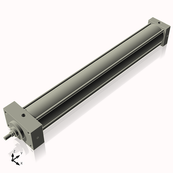 Isometric View of 2.5MHFHF21CC