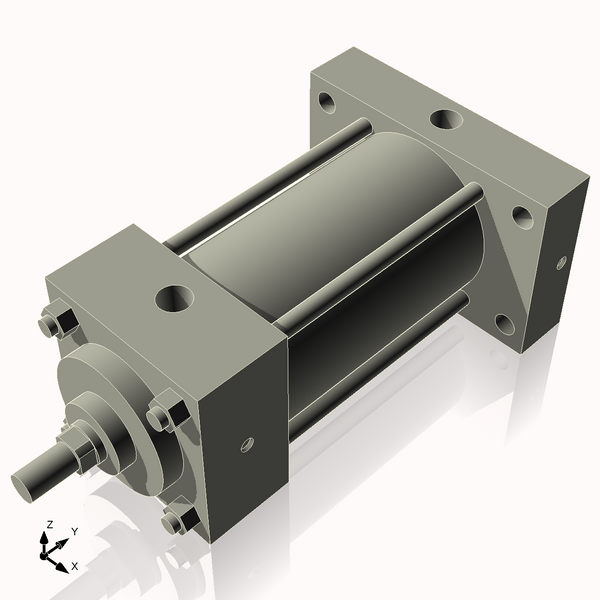 Isometric View of 2.5MHRHF3CC