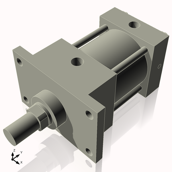 Isometric View of 2.5MHFF1CCK1