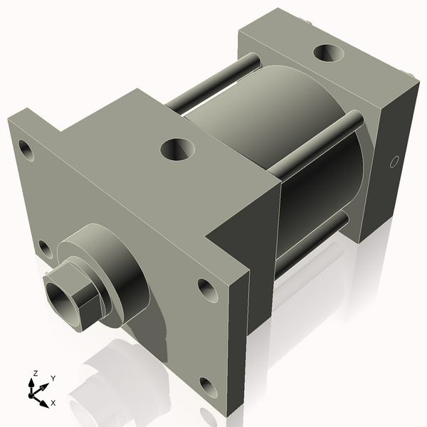 Isometric View of 2.5MHFF1CCK1S4
