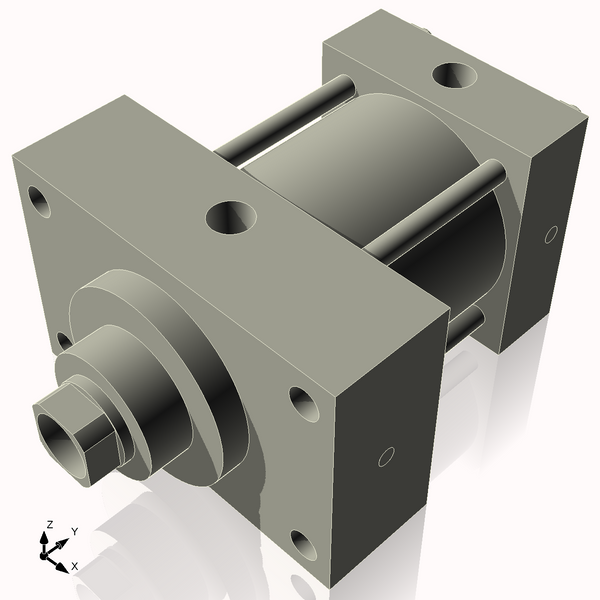 Isometric View of 2.5MHFHF1CCK1S4