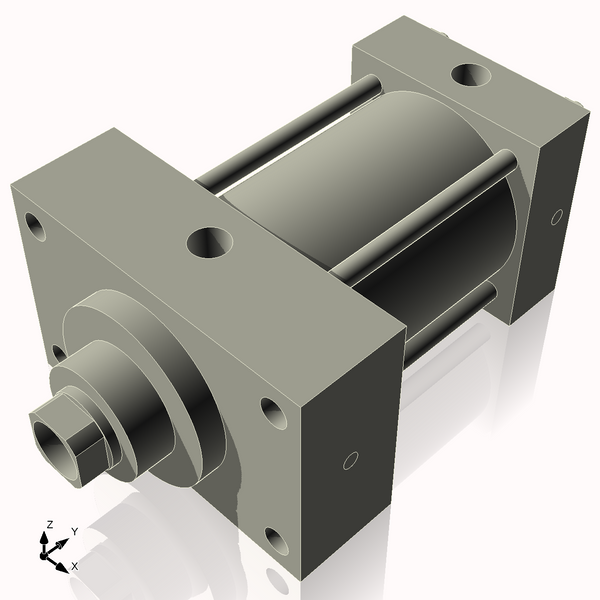 Isometric View of 2.5MHFHF2CCK1S4