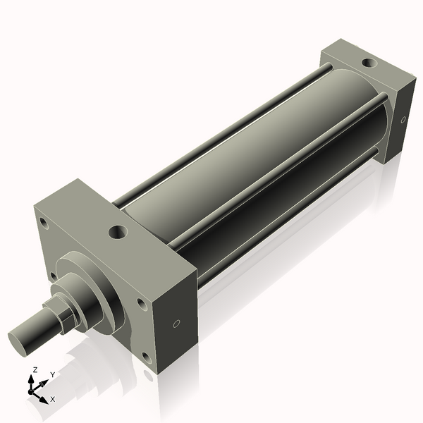 Isometric View of 2.5MHFHF8NCK1